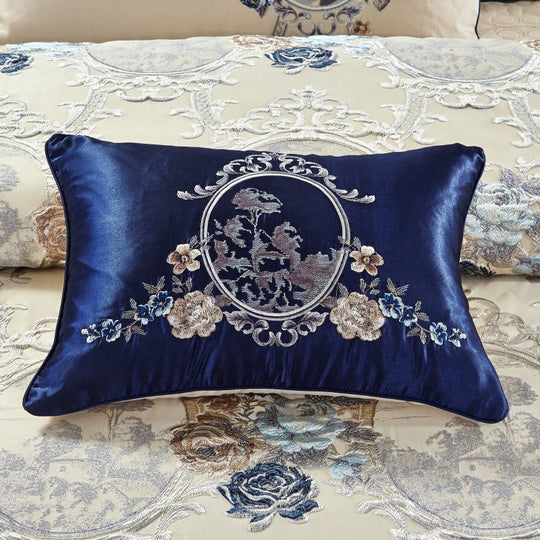 4/6/10Pcs Luxury Royal US Queen King size  Bedding Set Stain Jacquard King/Queen Size Bed set Cotton Bed Spread Duvet Cover set