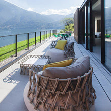 Load image into Gallery viewer, outdoor rattan sofa designer garden hotel terrace leisure furniture
