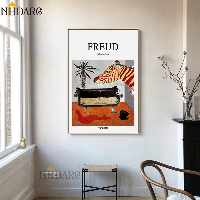 Freud Psychoanalyst Canvas Art - decoratebyyou