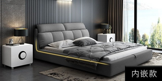 Simple modern double bed - decoratebyyou