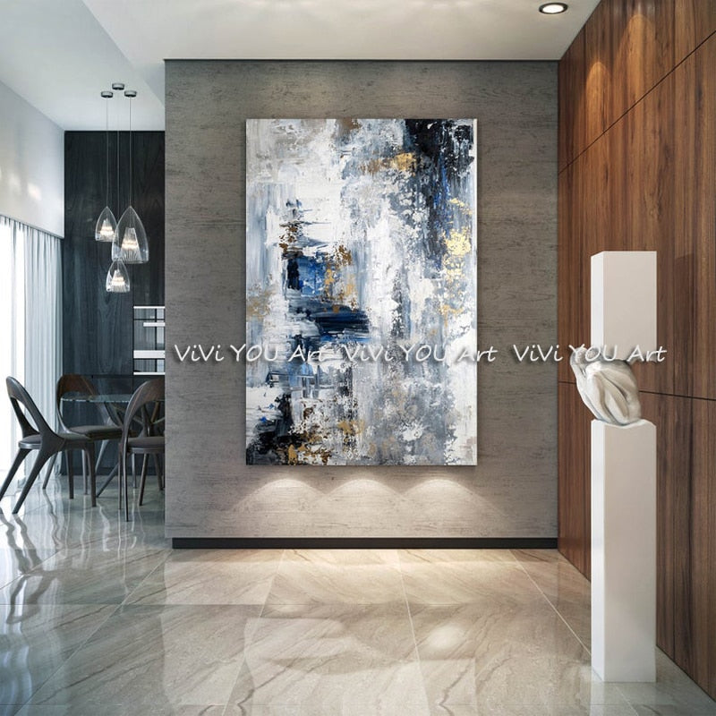 Modern abstract hand painted oil painting - decoratebyyou