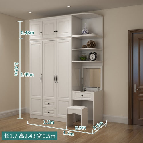 Wardrobe and Top Cabinet Simple Modern - decoratebyyou