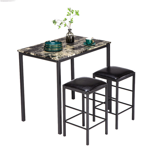 Marble Face High Dining Table and Chair - decoratebyyou