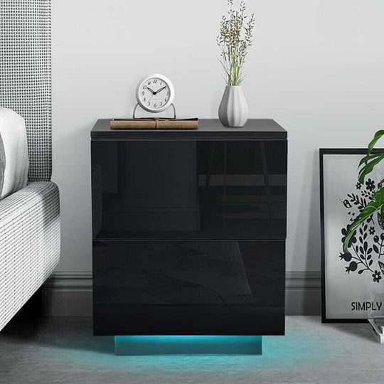 Modern Simplicity LED Nightstand - decoratebyyou