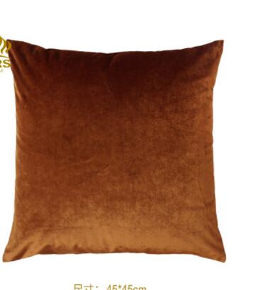 Decorative throw pillow cover orange canvas - decoratebyyou